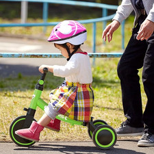 Kid Toddler Balance Bicycle Bike 24 Inch Length Adjustable Seat  Handlebar