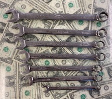 Snap-on Metric 12-point Flank Drive Combination Wrench Lot 10-21mm 7pc Read