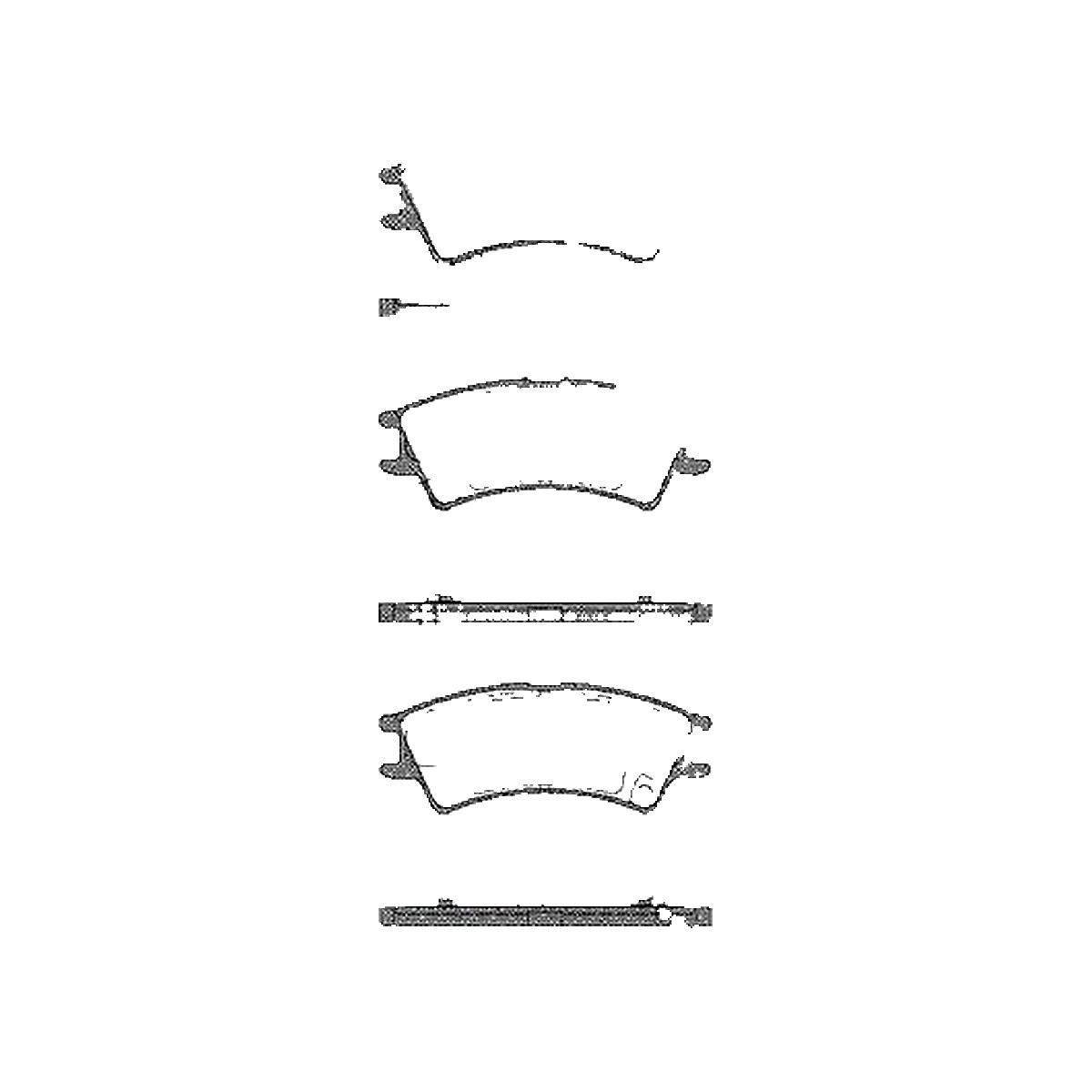 TRISCAN 811043007 Bremsbelagsatz für Scheibenbremse Bremsbelagsatz für Hyundai - Bild 2