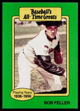 Bob Feller 1987 Hygrade All-Time Greats #NNO Cleveland Indians