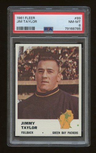 Jim Taylor #89 1961 Fleer card