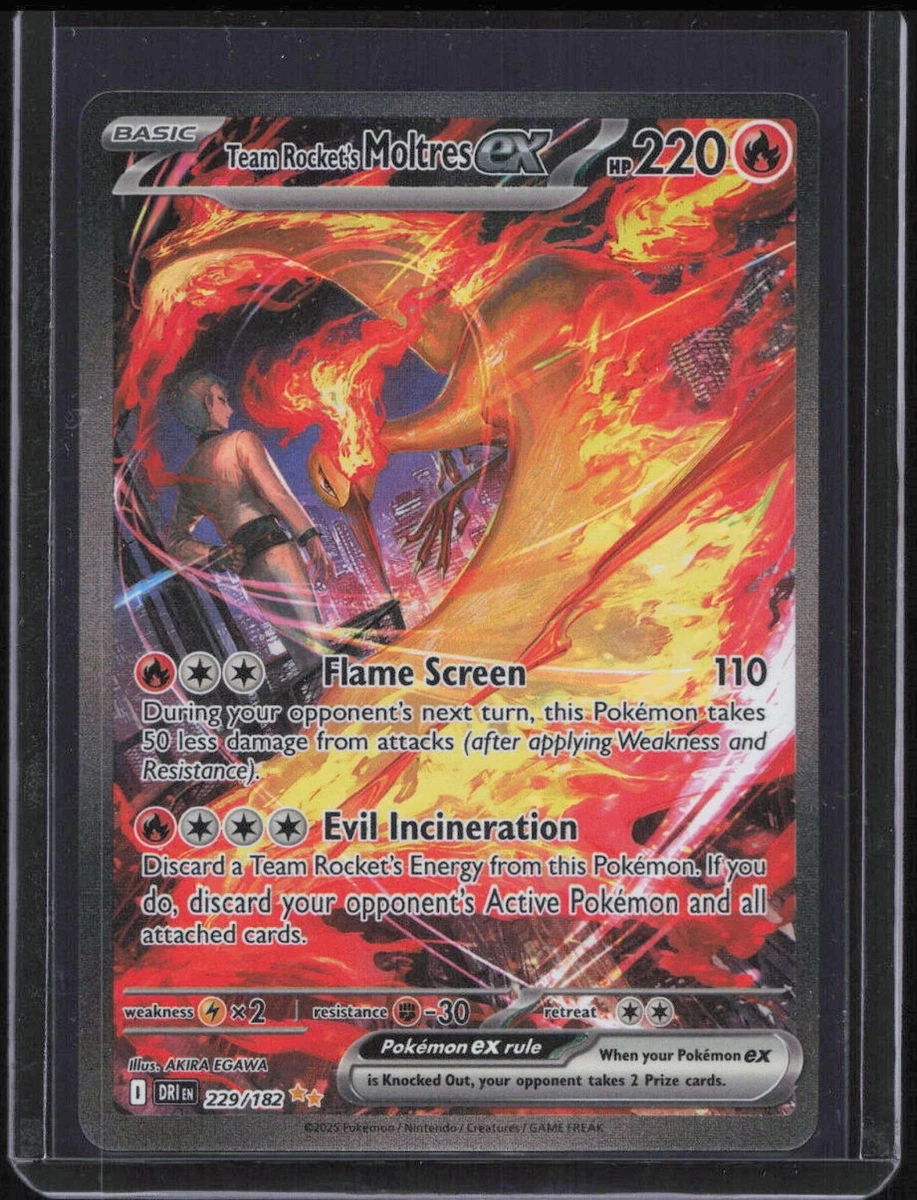 pokemon moltres ex card Team Rocket's Moltres Ex Pokémon TCG Cards for sale