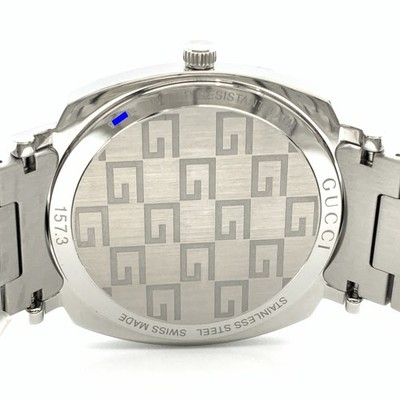 Gucci Watch Grip 157.3 SS White GUCCI Grip 157.3 Black Case Size 42mm x 38mm Men main image 4