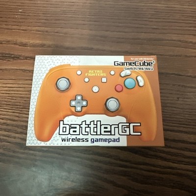 Retro Fighters BattlerGC Gamecube 2.4GHz Wireless Controller Orange New