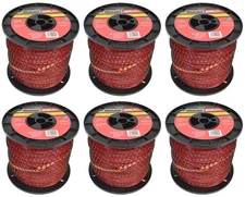 Shindaiwa 6-Pack of Ultra-Flex 3 Lb Spool .095" Round Trimmer Line 09503-6PK
