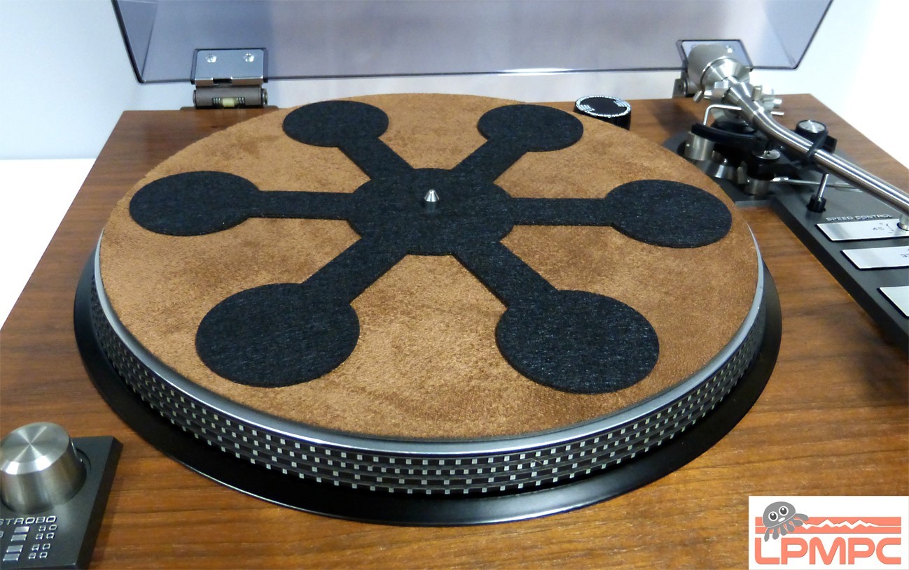 Tapis HQ platine vinyle moka 295mm couvre-plateau antistatique feutre
