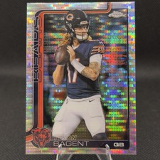 Tyson Bagent | 2025 Topps Chrome | Pulsar Refractor | #54 | Chicago Bears