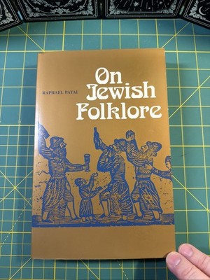 Jewish Folklore Patai 1993 PB Mythology Culture 500pp Clean Copy