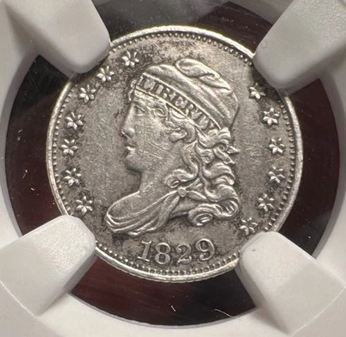 1829 Bust Half Dime NGC Certified AU About Uncirculated Details LM-12 R.6