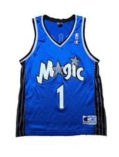 Vintage 1990s Champion Tracy McGrady Orlando Magic Basketball Jersey Size 40