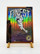 2025-26 Topps Finest Johnny Furphy Finest Autographs Orange Refractor /25 Pacers