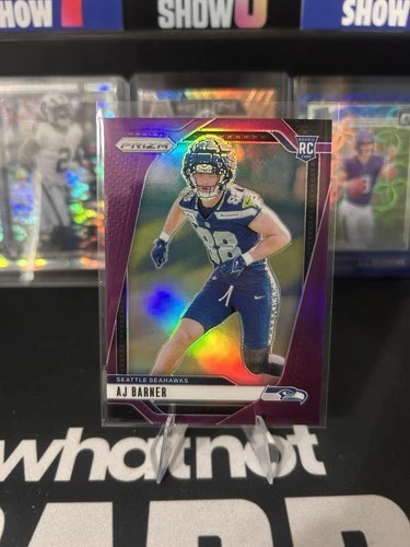 2024 Panini Prizm AJ Barner Purple Prizm /125 #304 Rookie RC