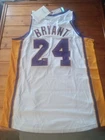 KOBE BRYANT LOS ANGELES LAKERS NBA FINALS #24 SIGNED JERSEY COA MITCHELL & NESS