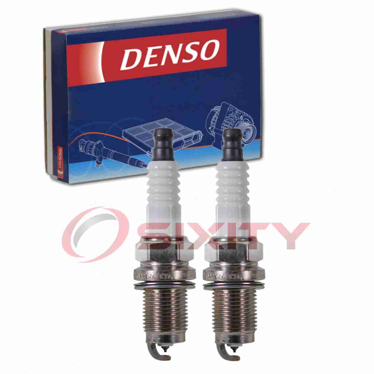 2 pc DENSO 3377 Spark Plugs for XP5224 SKJ20DR-M11 9807B-561-7W 9807B-561-5W wf