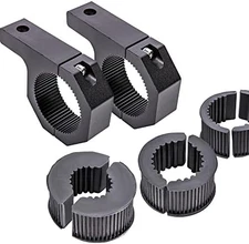 Off road light mounting bar clamp brackets