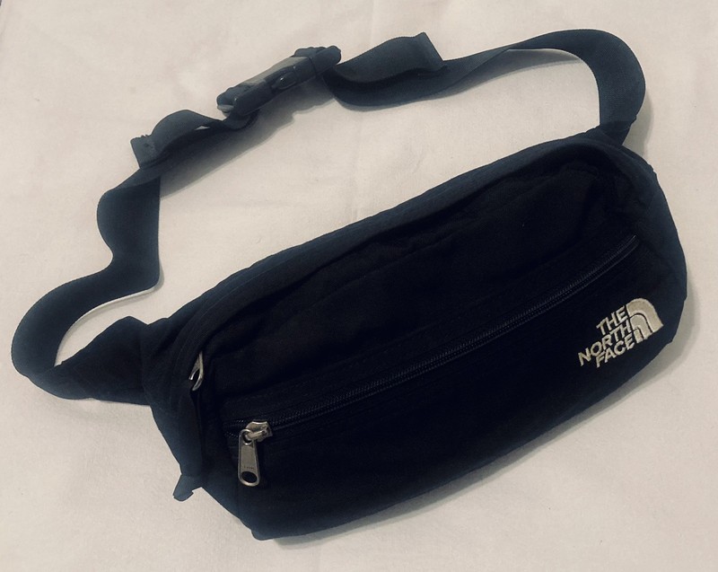 VINTAGE THE NORTH FACE CROSSBODY SLING BAG FANNY PACK WAIST BUM BAG BLACK