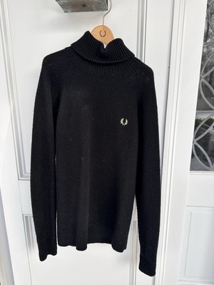 Fred Perry Made In england Lambswool Knitwear Size M