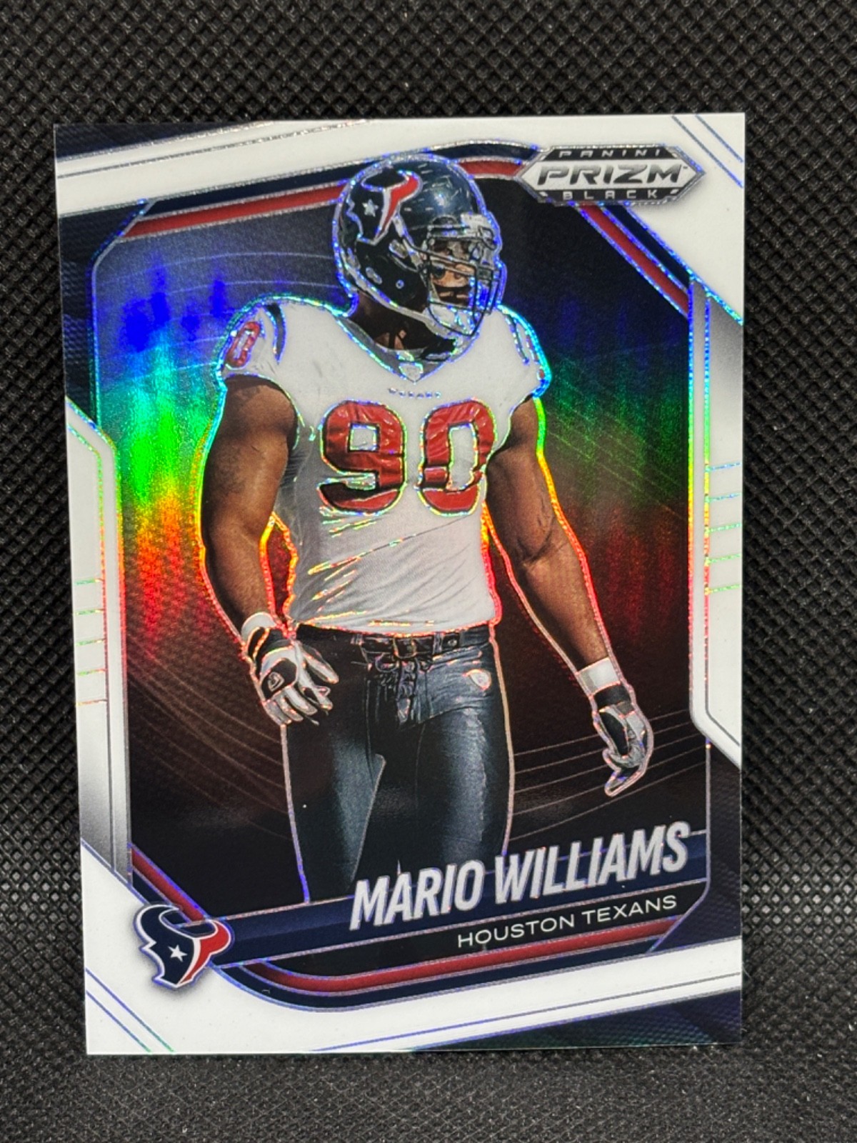 2025 Panini Prizm Black Football Mario Williams  /175 WHITE color match MINT-GM