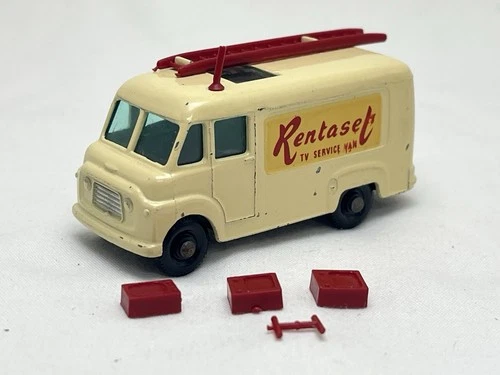Original #62 TV T.V. Service Van Cream Regular Wheels Lesney Matchbox NICE 🔥