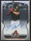 2023 BOWMAN DRAFT TOMMY TROY CHROME AUTO REFRACTOR 265/499 1ST PROSPECT