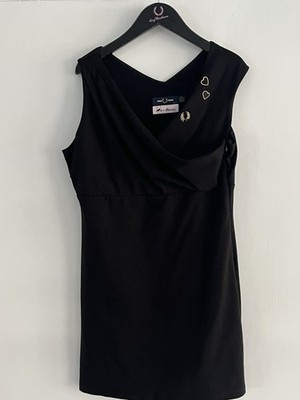 Fred Perry x Amy Winehouse Short Dress UK 12 Crossover Front