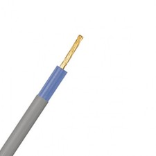Grey 25mm Blue Meter Tails 6181Y Round PVC/PVC Cable, Ideal For Domestic Units