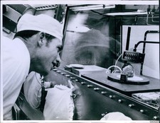 1957 Joe Brown Harold Pritchard Branch Rickey Ca Wirephoto Vintage 8x10