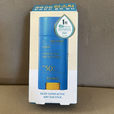[SCINIC] Enjoy Super Active Airy Sun Stick SPF50+ PA++++ 15g