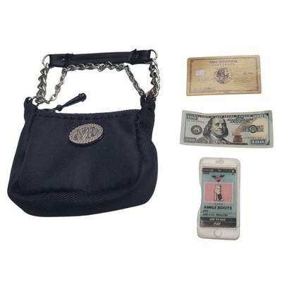 Zuru Mini Brands Fashion Series 3 Black Purse Money Credit Card Phone Miniature
