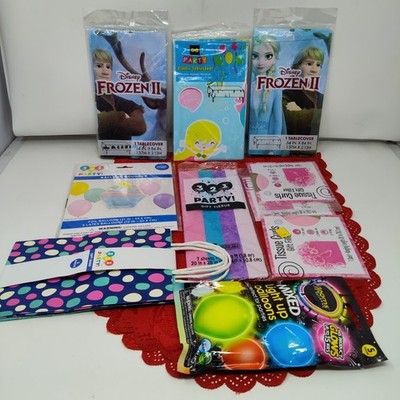10X Frozen Party Supplies Kids Birthday Decorations Tableware 