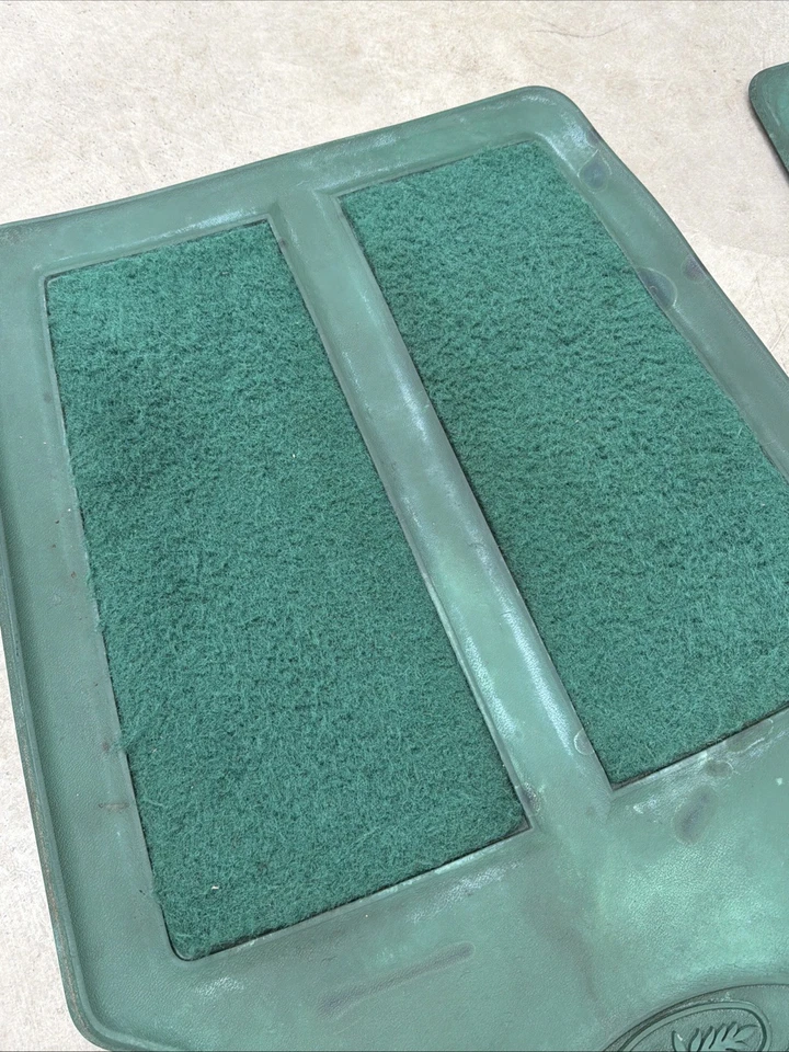 1975-1979 Lincoln Continental Floor Mats Jade Green OEM Rare! Foto 3 de 4