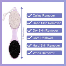 Pumice Stone Brush for Feet - 2 Pack Foot Brush Scrubber 4 in 1 Foot File Pedicu