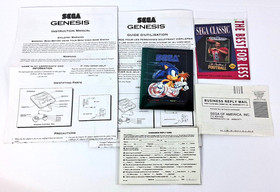 Sega Genesis Model 2 MK-1631 Console Comlete In Box Sonic 2 System Tested