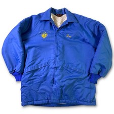 Vintage Knights Of Columbus Sherpa Lined Nylon Jacket Pla-Jac Dunbrooke Large