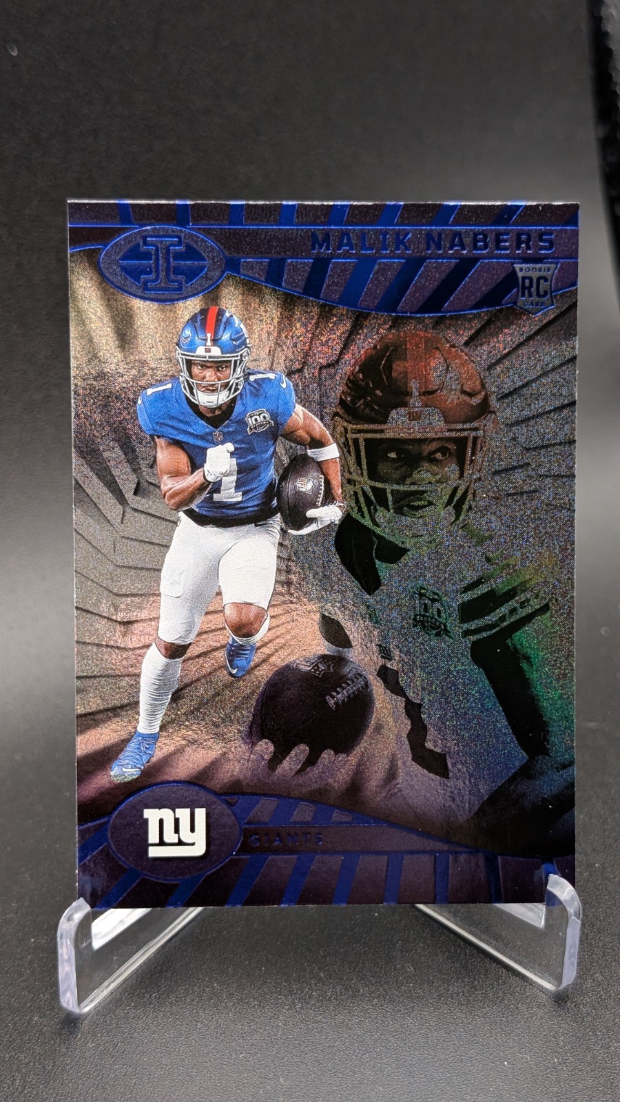 Malik Nabers 2024 Panini Illusions Dots Trophy Collection RC #66 New York Giants