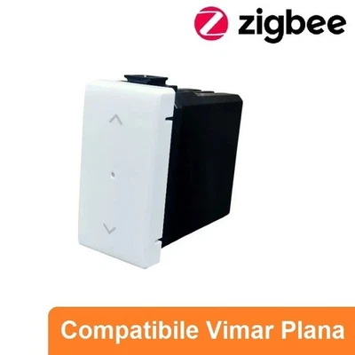 ETTROIT EVZB1202 Pulsante Smart ZigBee Tapparella Tuya Vimar Plana Alexa Google