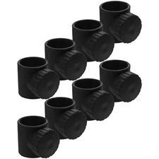  8pcs Clothes Drying Rack End Connectors - Plastic Corner Right Angle Brackets