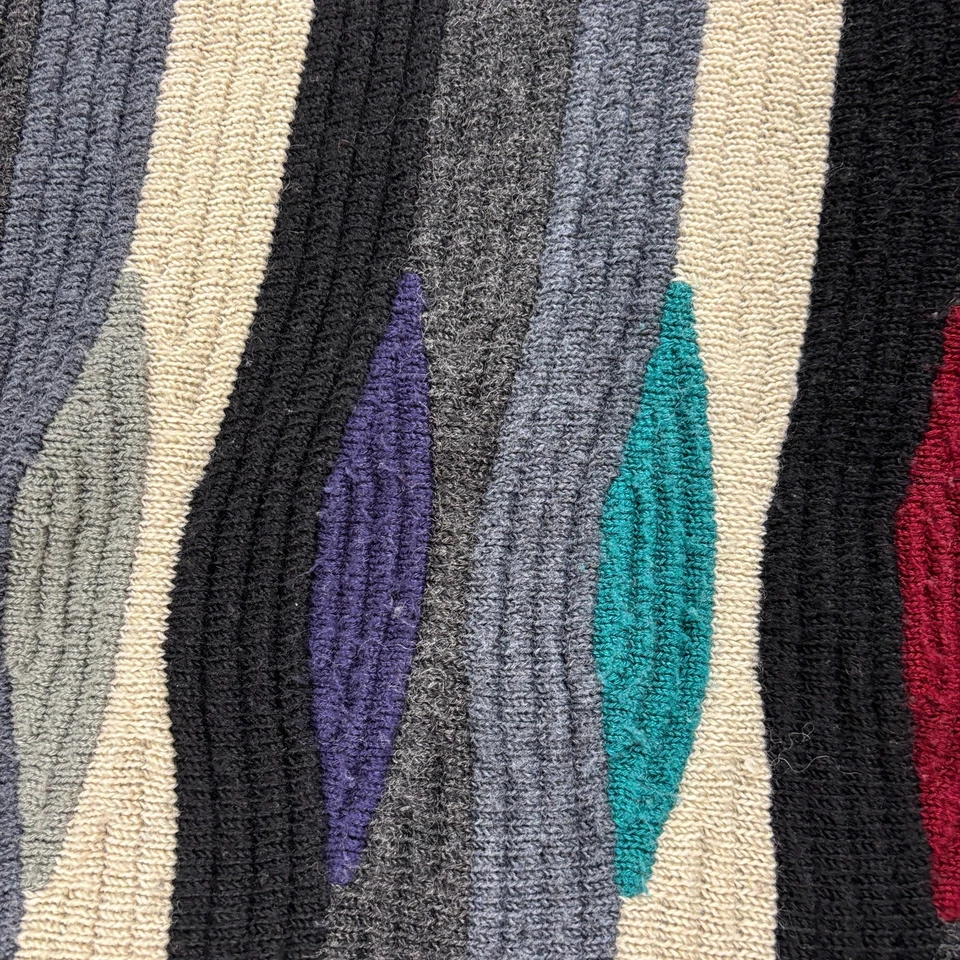 Suéter Vintage Protege Collection Para Hombre Rayas Ondulado Talla L Estilo Cosby Papá EE. UU. Foto 2 de 4