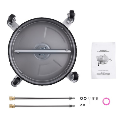 #ad 14 Inch Pressure Washer Surface Cleaner 4200PSI w Wheels Bristles amp; Nozzles $73.20