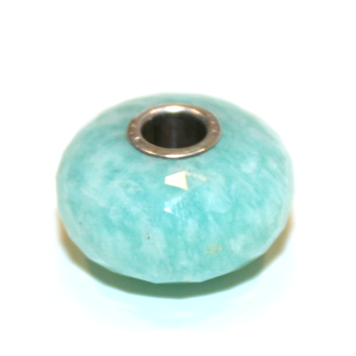 New TROLLBEADS 51806-2 Amazonite Bead Sterling Silver Core Stamped LAA 925S RARE - Picture 11 of 14