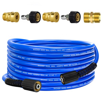 #ad Pressure Power Washer Hose 30 FT x 1 4quot; Super Flexible Kink Resistant Car Wa... $62.69