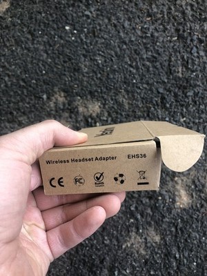 Yealink EHS36 Phone Wireless Headset Adapter Black Open Box