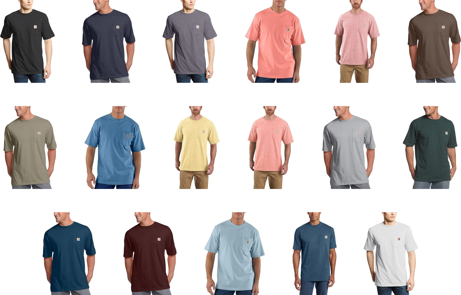 Carhartt Men's K87 Workwear Pocket Short Sleeve T-Shirt