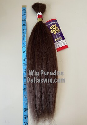 SALE 100% Human Coarse Kinky Yaky Texture Braiding Bulk Hair 16''-18'' ONE Bag