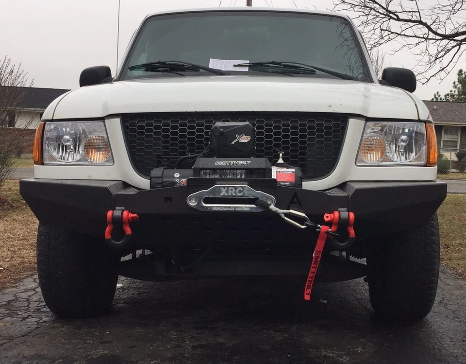 DIY Elite Ford Ranger Modular Plain Front Winch Bumper 1993-1997 Foto 2 de 4