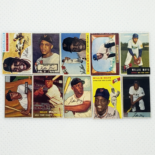 Willie Mays #24 Mini Custom Baseball Card Set Rookie HOF New York Giants New! - Picture 6 of 11