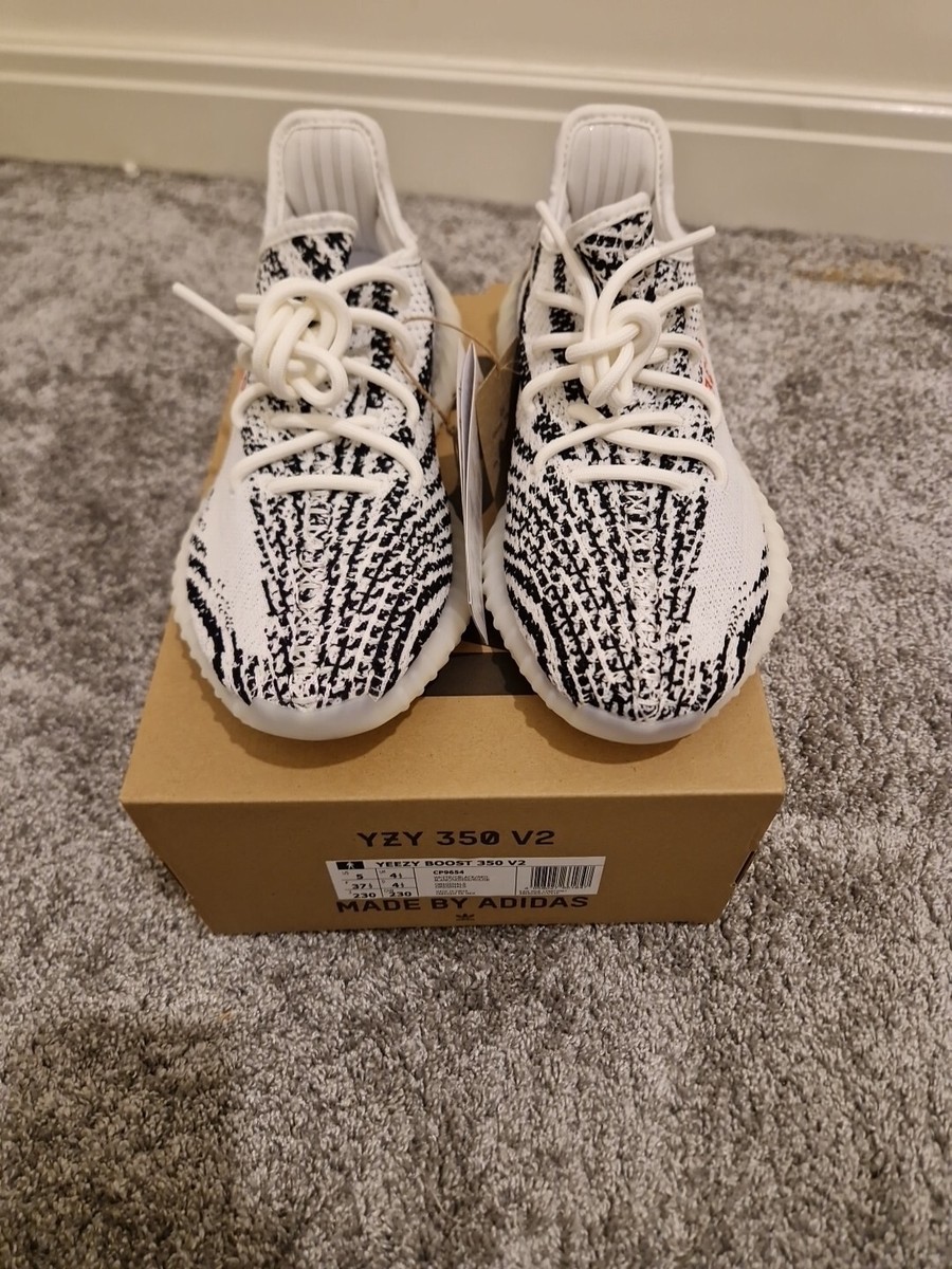 Size adidas Yeezy Boost 350 V2 Low Zebra for sale online