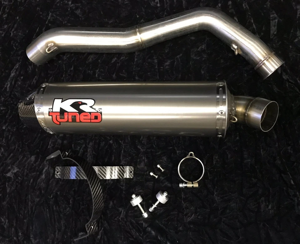 2007-2008 Honda CBR600RR KR Tuned Slip On Escape Titanium CF 40709-2299 - Imagem 2 de 4