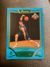 2008-09 Bowman Blue /499 Utah Jazz Basketball Card #132 Kosta Koufos        JT25