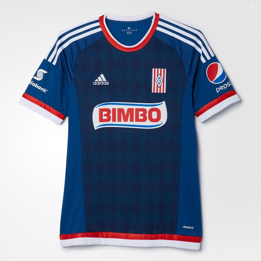 ADIDAS CHIVAS GUADALAJARA 2015 AWAY JERSEY NAVY YOUTH SIZES
